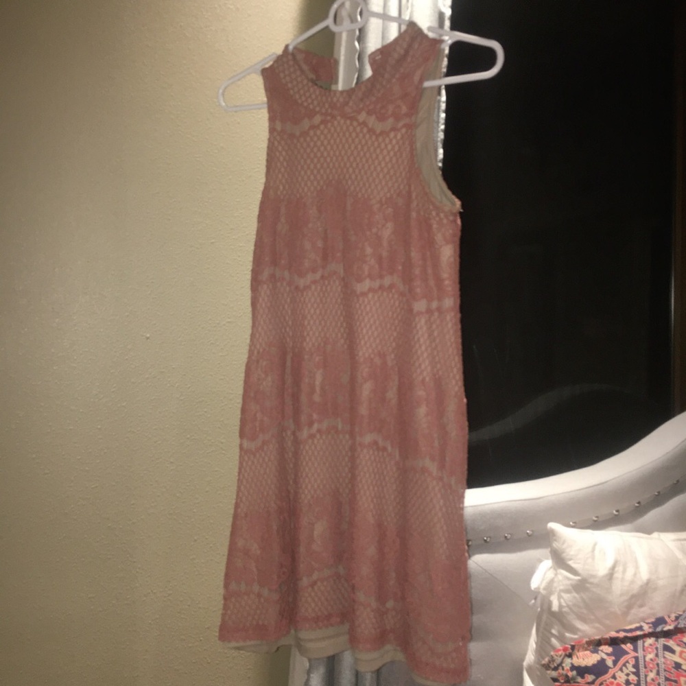 Pink and nude Lacey dress